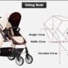 Ultra Compact 2in1 4 wheels Aluminium Baby pram/stroller/jogger - Image 5