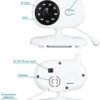 3.5'' LCD Digital Baby Monitor Audio Wireless Video Camera - Image 4