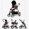 Ultra Compact 2in1 4 wheels Aluminium Baby pram/stroller/jogger - Image 7