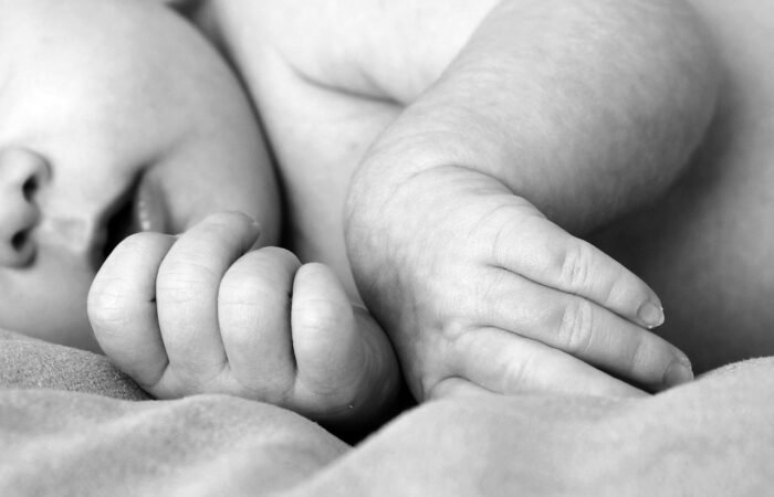 infant, hands, finger